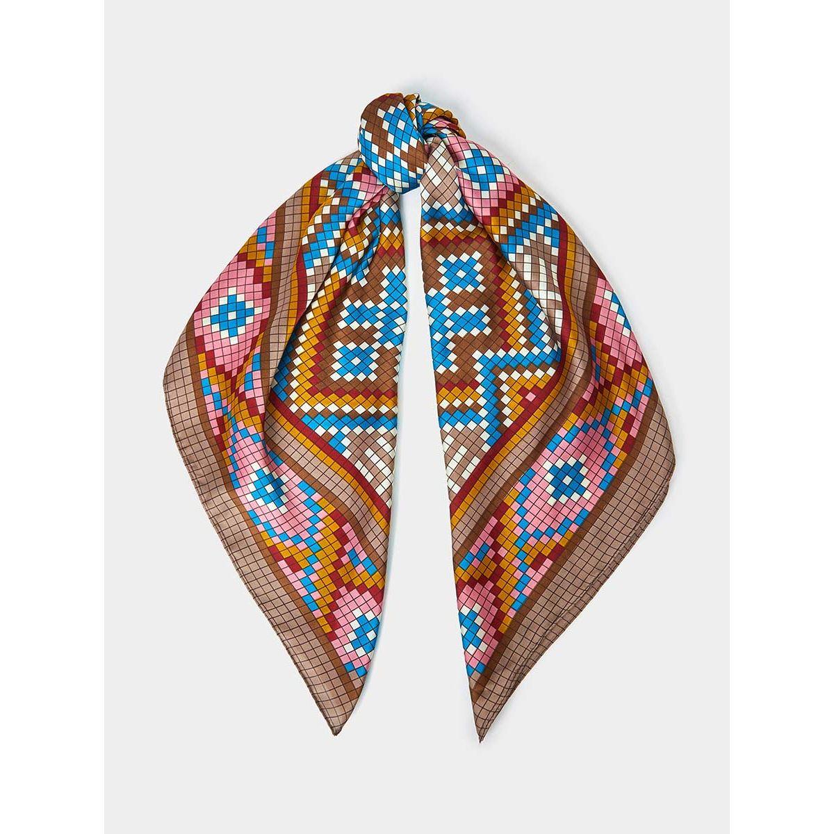 Styli Geo Printed Scarf-women-winterwear-scarves-image-1