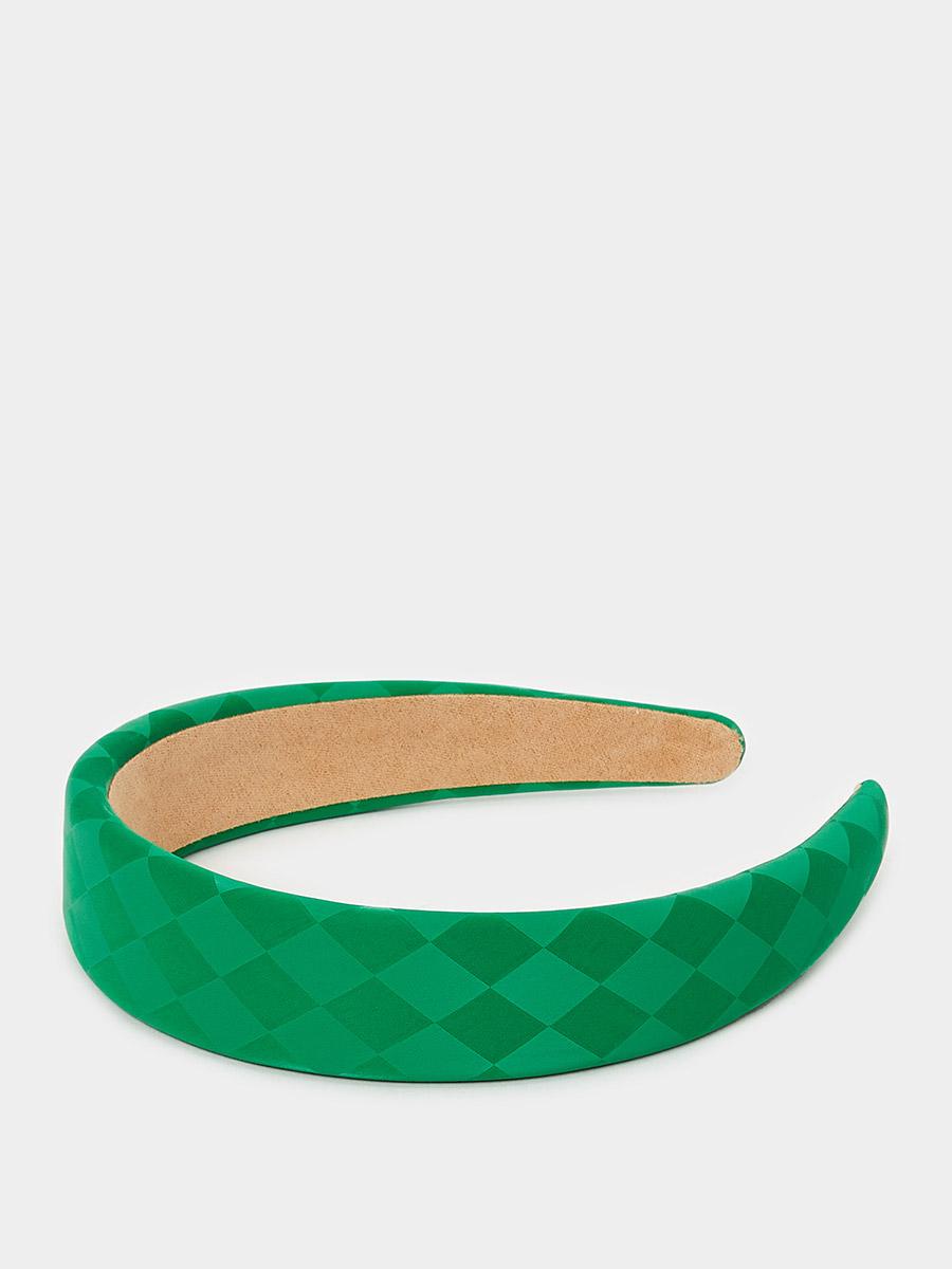 Styli Check Pattern Padded Headband-women-hairaccessories-bands-image-1