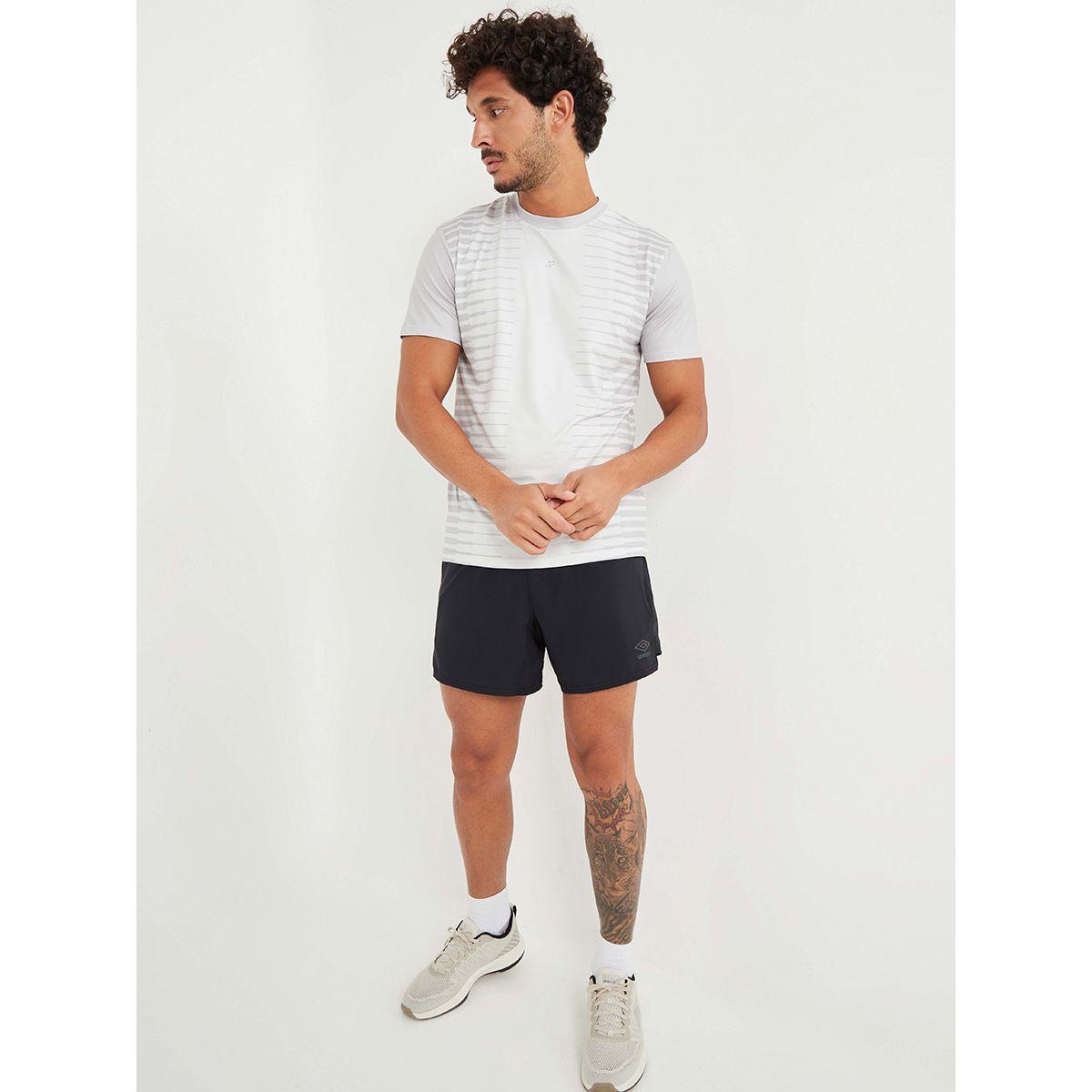 Styli Texture Inject Regular Fit T-shirt with Reflective Logo Detail-men-clothing-sportswearandactivewear-tshirtsandpolos-image-2