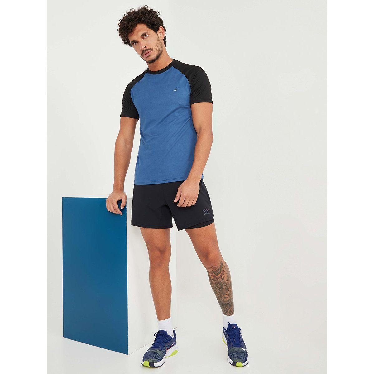 Styli Raglan Sleeves Colorblock Muscle Fit T-shirt-men-clothing-sportswearandactivewear-tshirtsandpolos-image-2