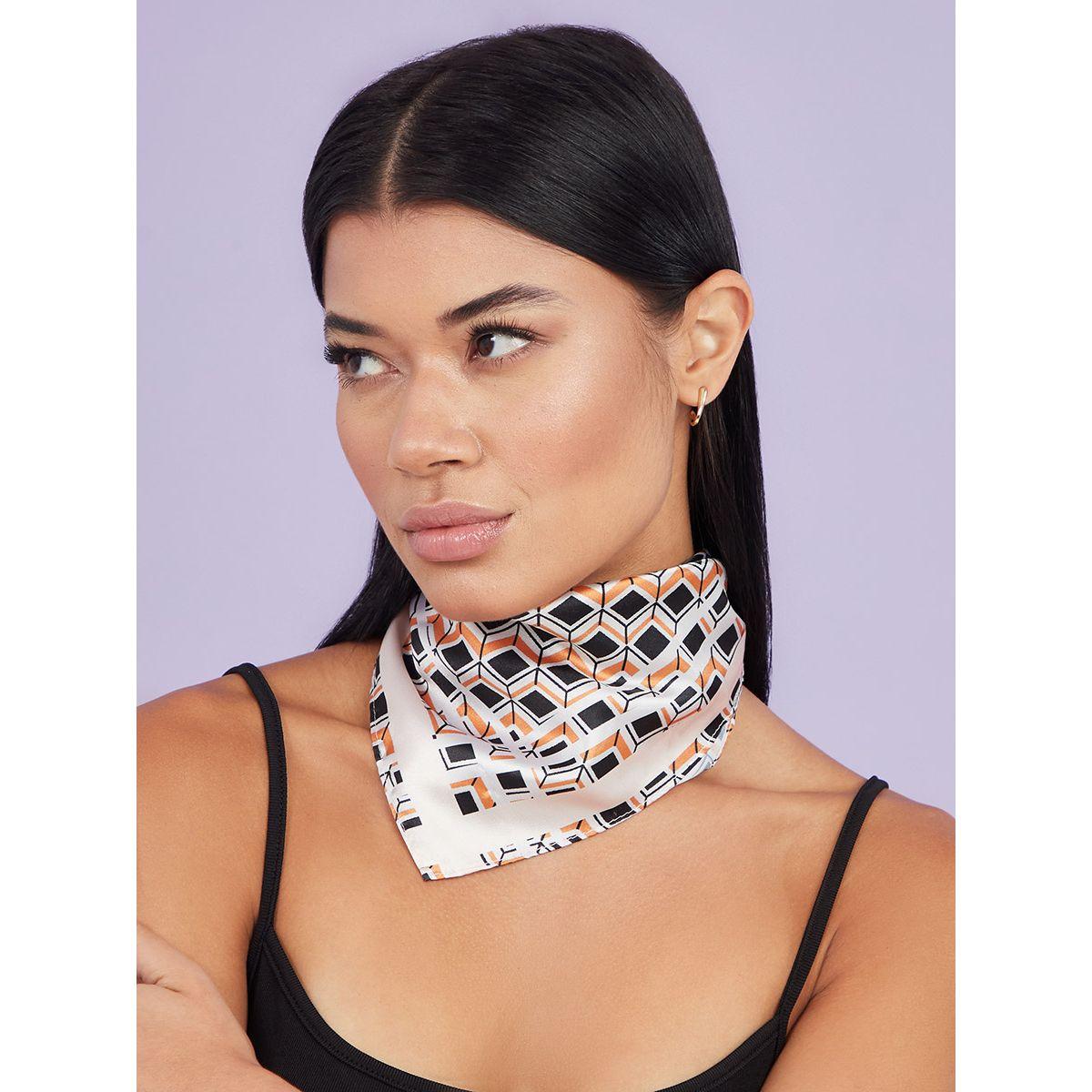 Styli Set of 2 - Geometric Pattern Scarf-women-winterwear-scarves-image-2