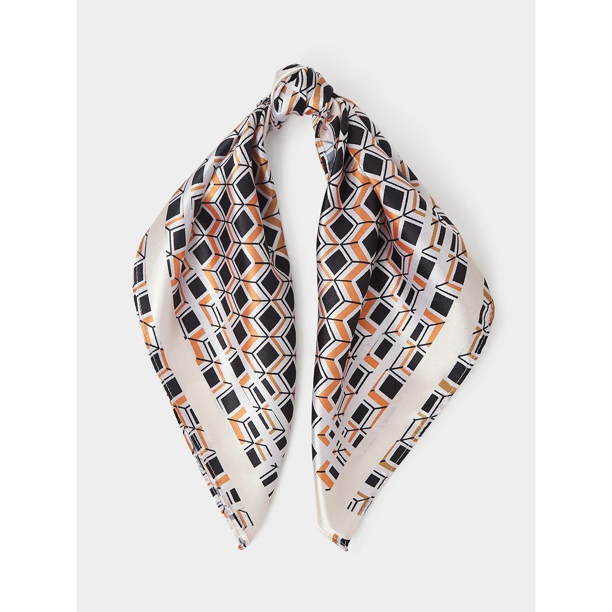 Styli Set of 2 - Geometric Pattern Scarf-women-winterwear-scarves-image-3