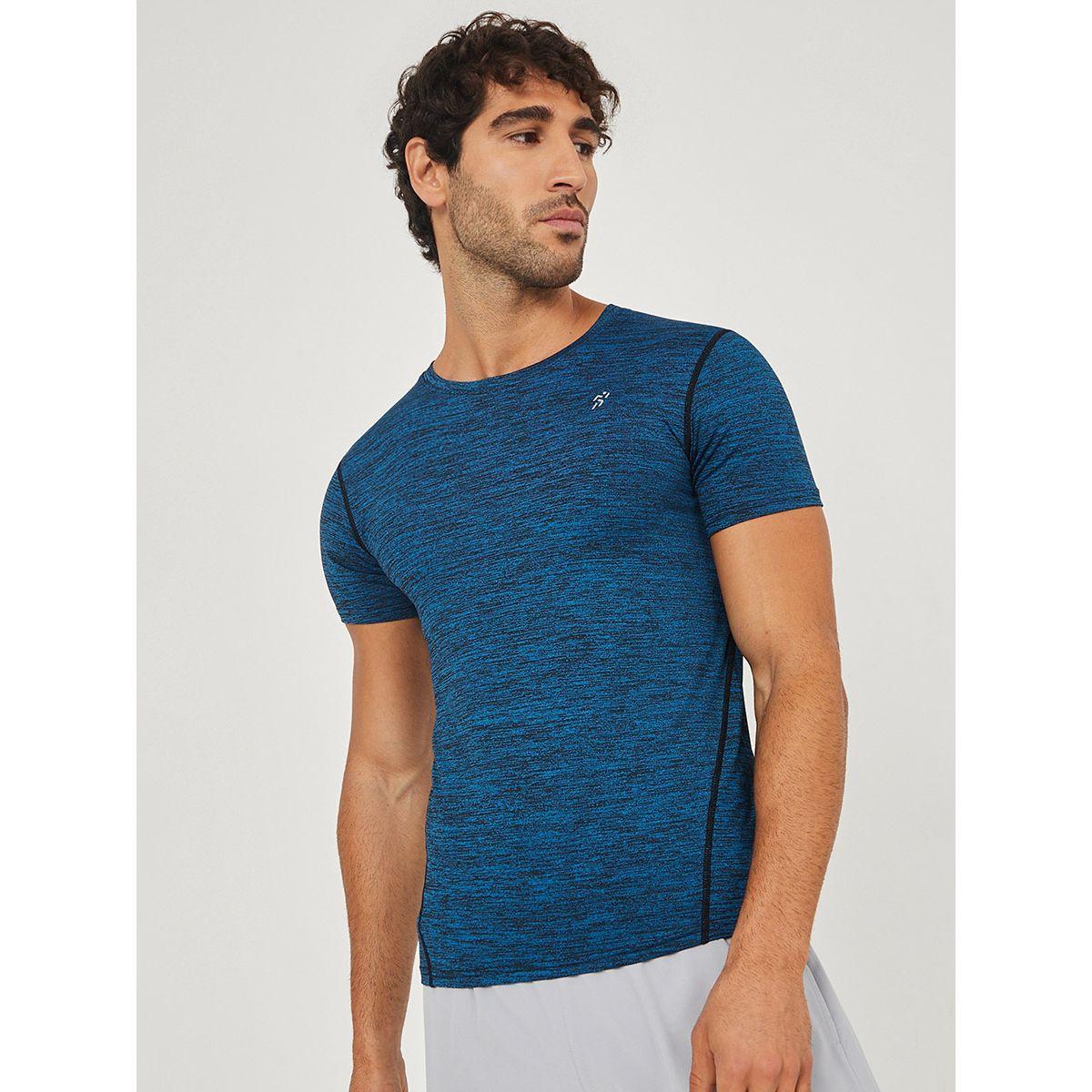 Styli Muscle Fit Active T-shirt with Reflective Logo Detail-men-clothing-sportswearandactivewear-tshirtsandpolos-image-1