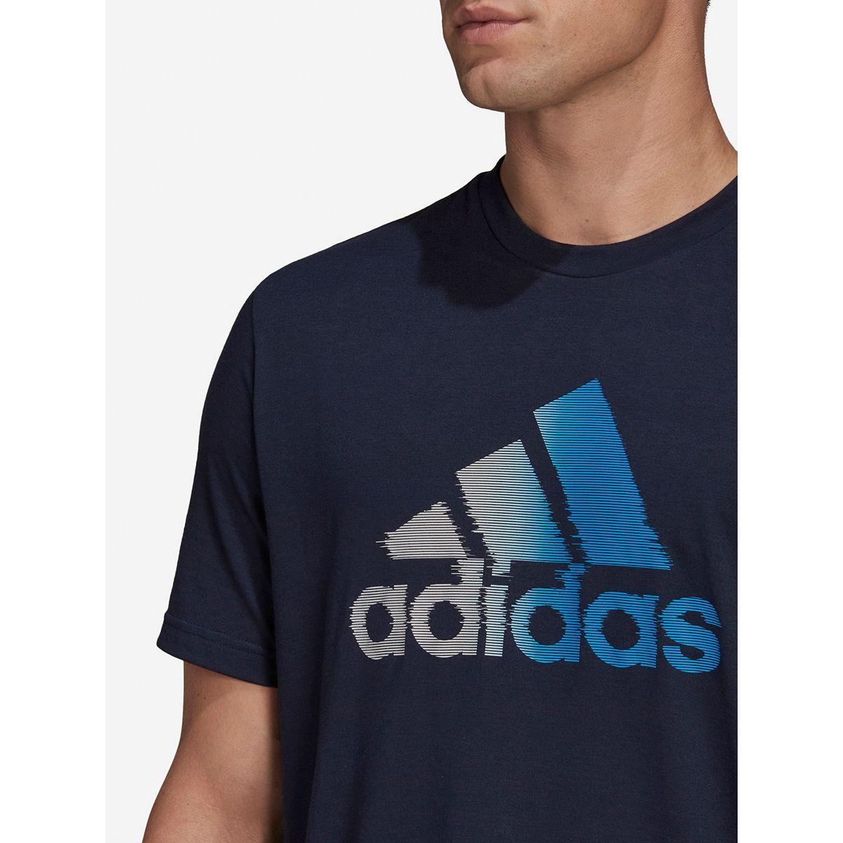 Adidas D2M Logo Print Training T-shirt-men-clothing-sportswearandactivewear-tshirtsandpolos-image-3