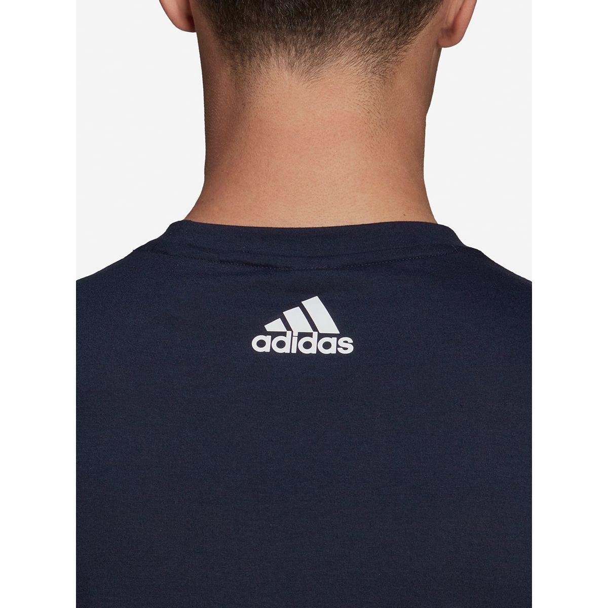 Adidas D2M Logo Print Training T-shirt-men-clothing-sportswearandactivewear-tshirtsandpolos-image-4