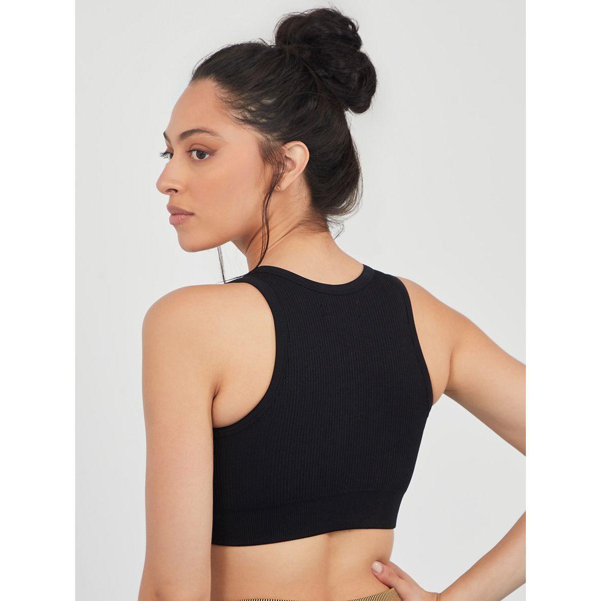 Styli Rib Notch Front Active Sports Bra-sports-women-clothing-sportsbras-image-4