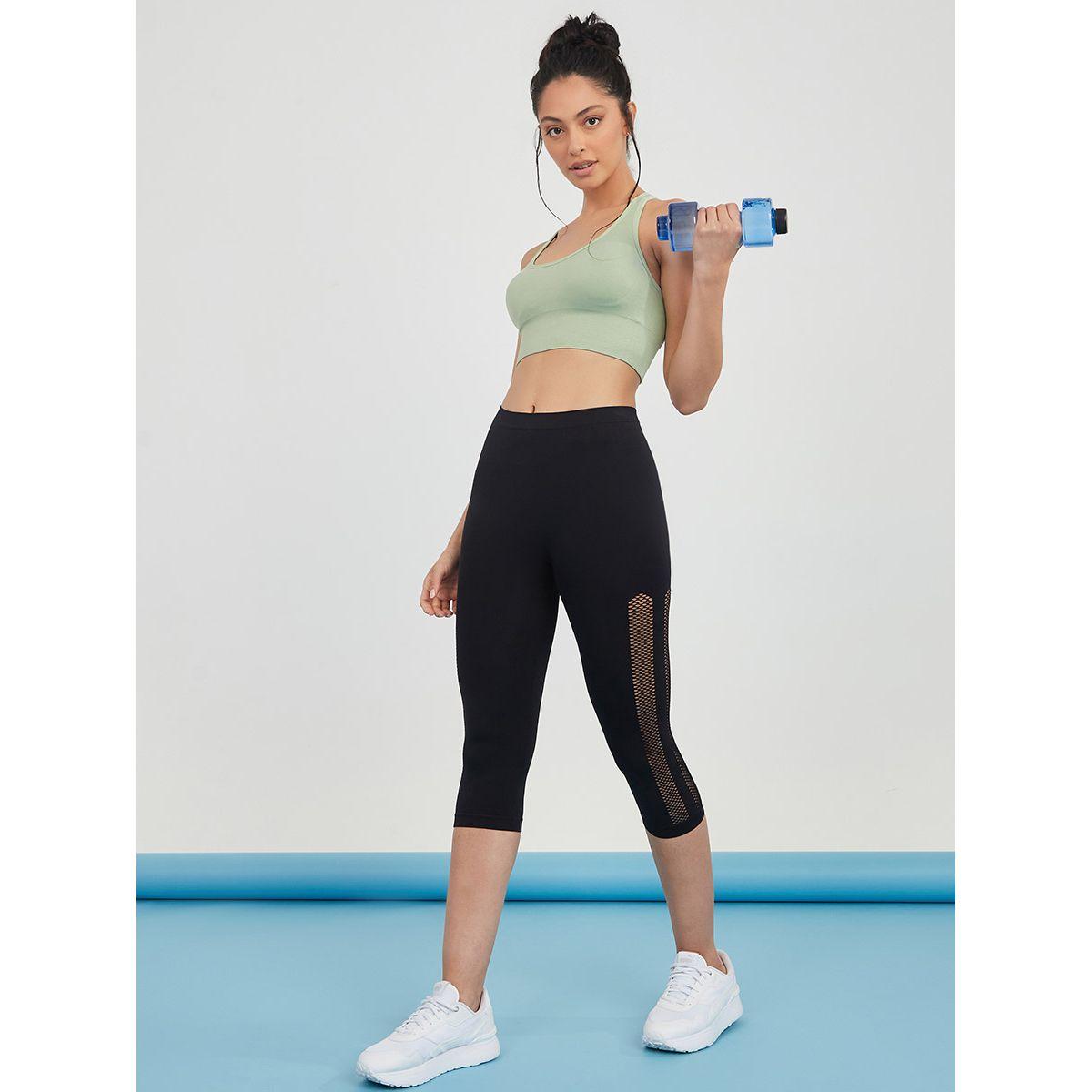 Styli Double Laser Side Striped Crop Active Legging-women-clothing-sportswearandactivewear-bottoms-image-2