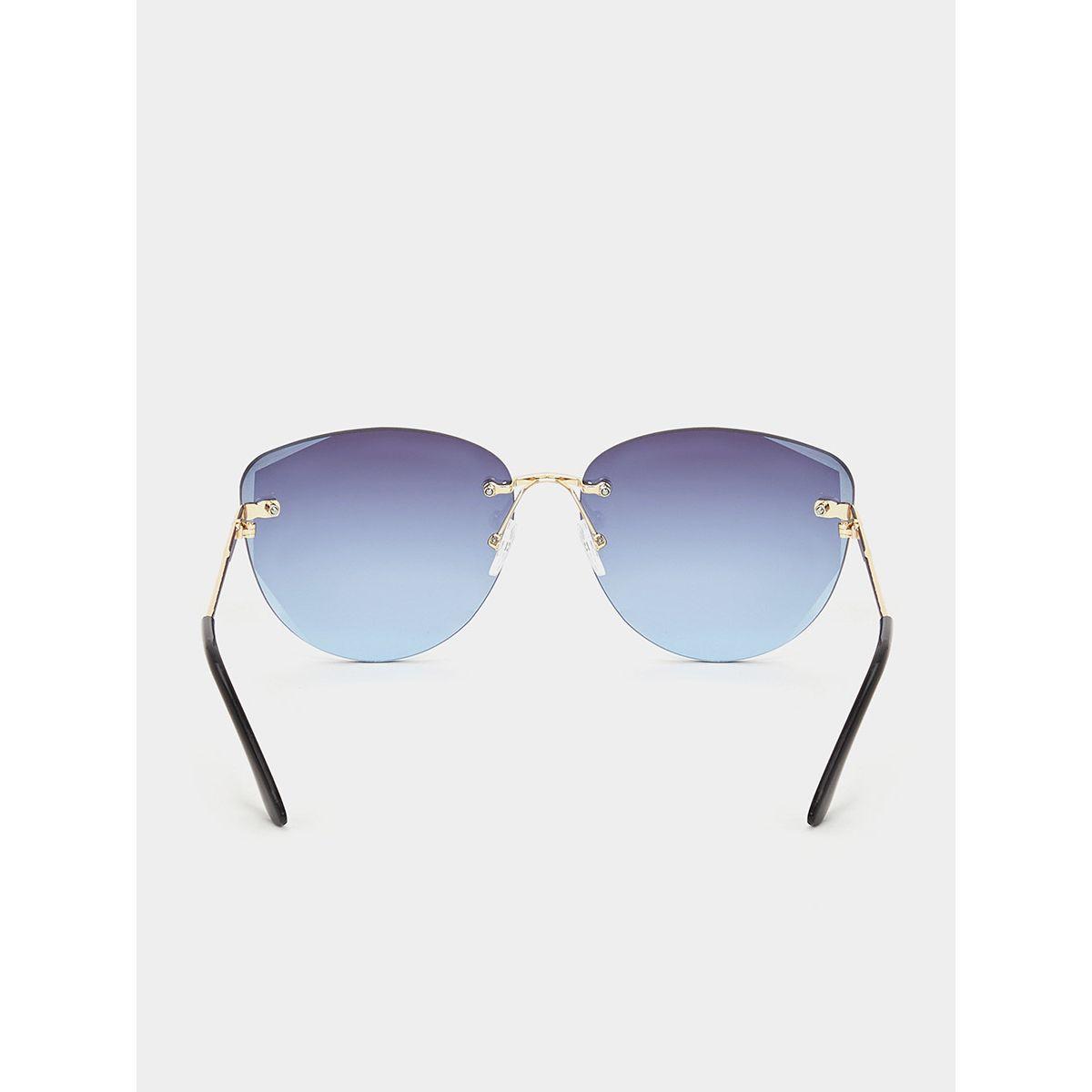 Styli Butterfly Shape Rimless Sunglasses-women-sunglasses-image-4