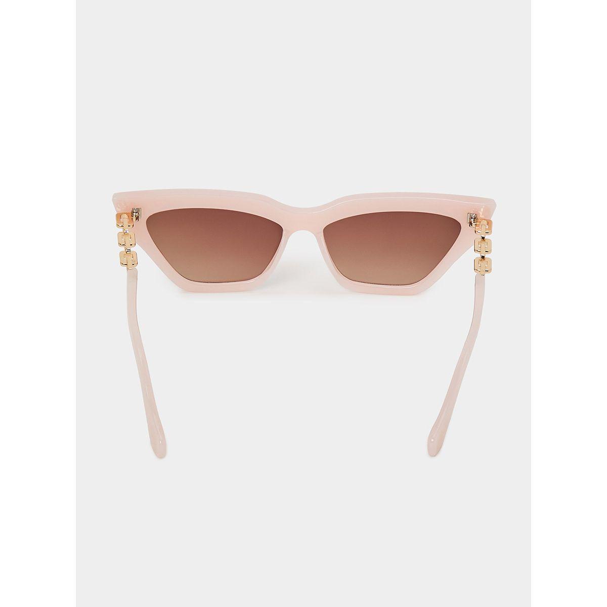 Styli Chain Detail Frame Cat Eye Sunglasses-women-sunglasses-image-4