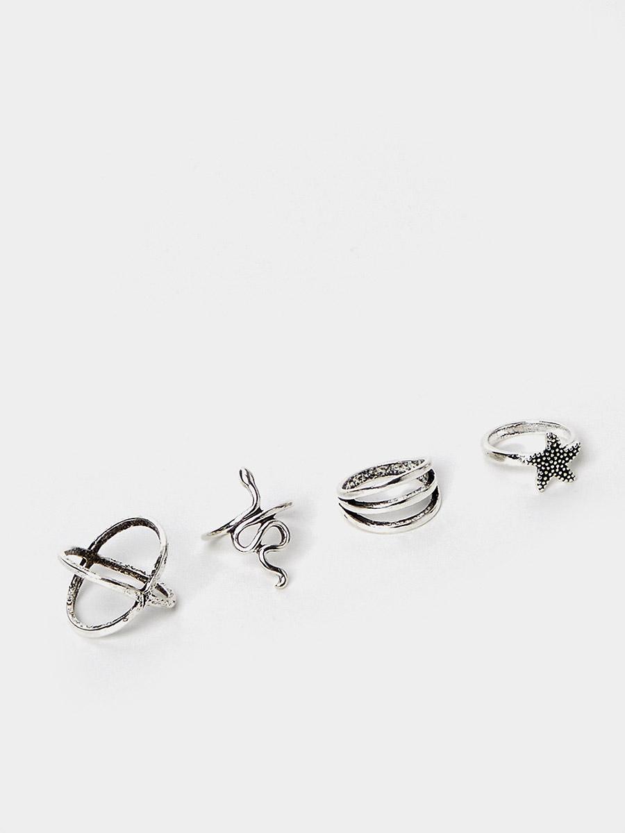 Styli Set of 9 - Textured Rings-women-watchesandjewellery-jewellery-rings-image-3