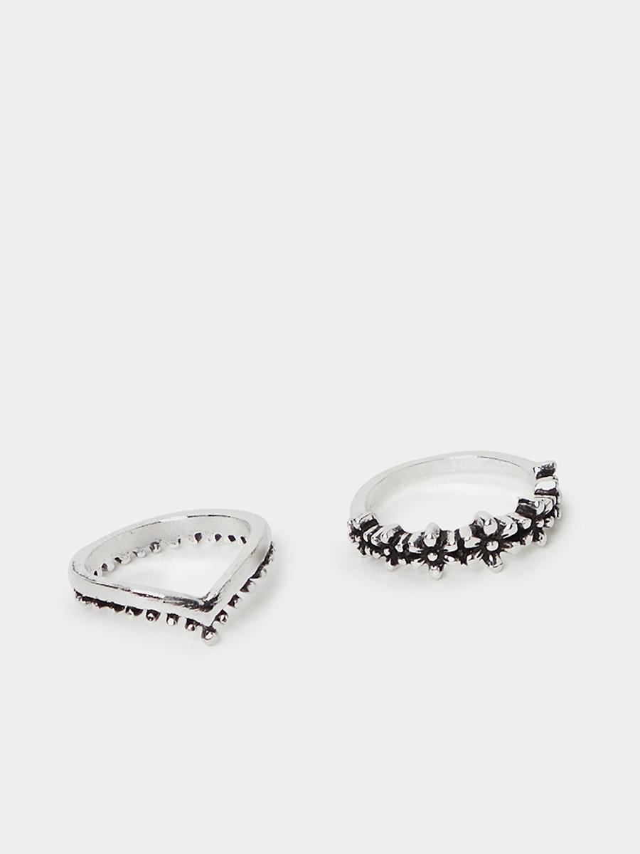 مجموعة من 9 خواتم يد من ستايلي-women-watchesandjewellery-jewellery-rings-image-5