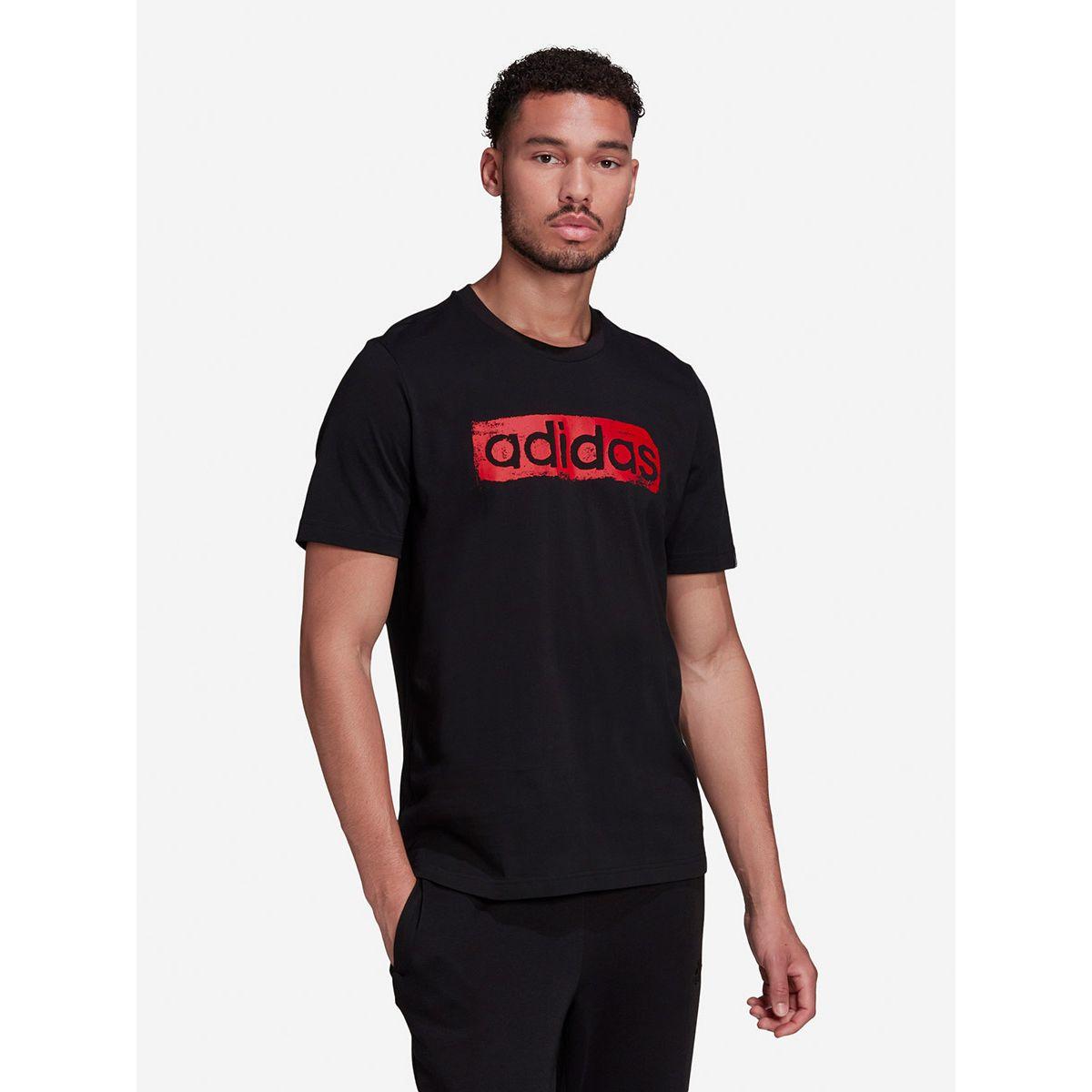 Adidas Printed Training T-shirt with Crew Neck-men-clothing-sportswearandactivewear-tshirtsandpolos-image-1