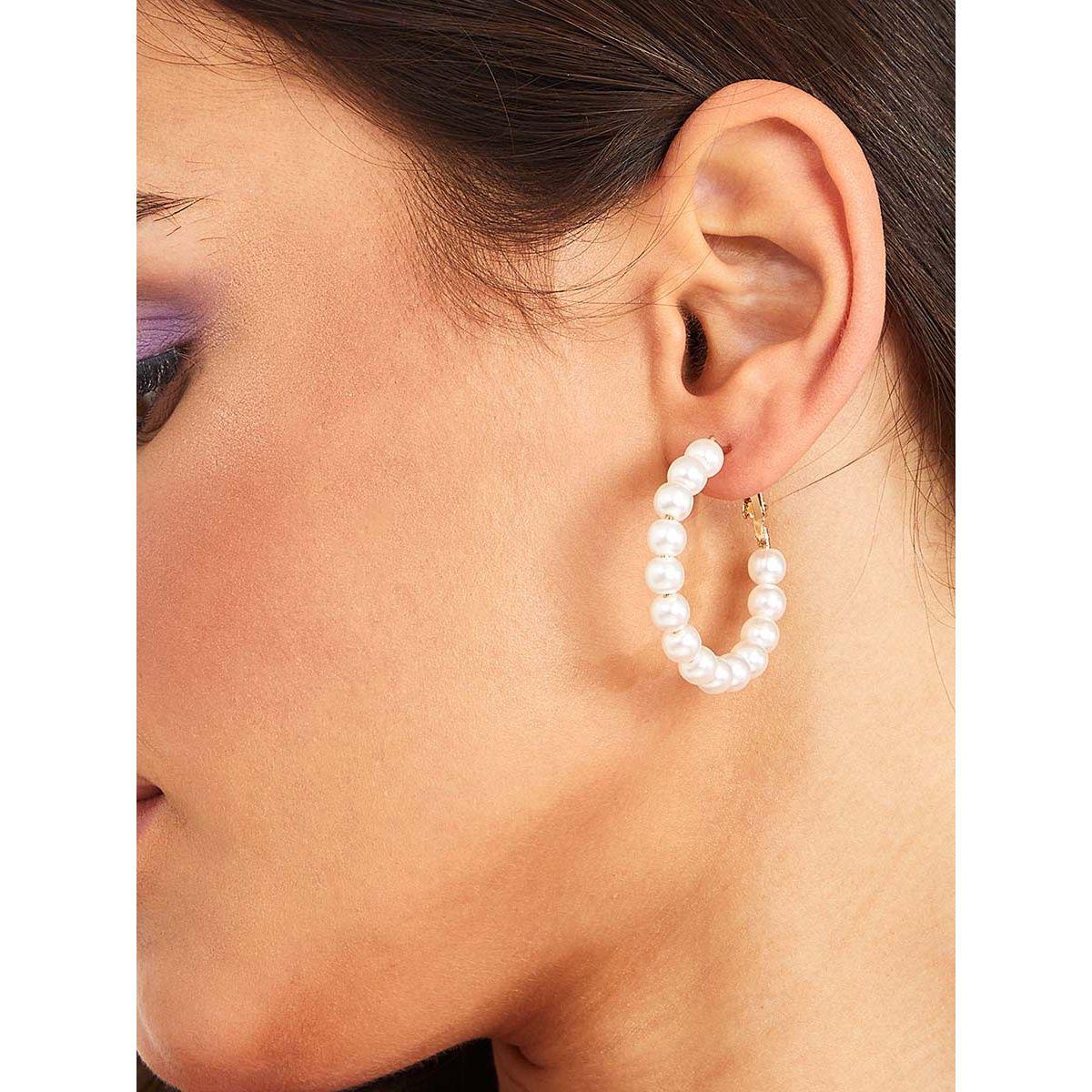 Styli Set of 5 - Butterfly and Pearl Decor Earrings-women-watchesandjewellery-jewellery-earrings-image-1