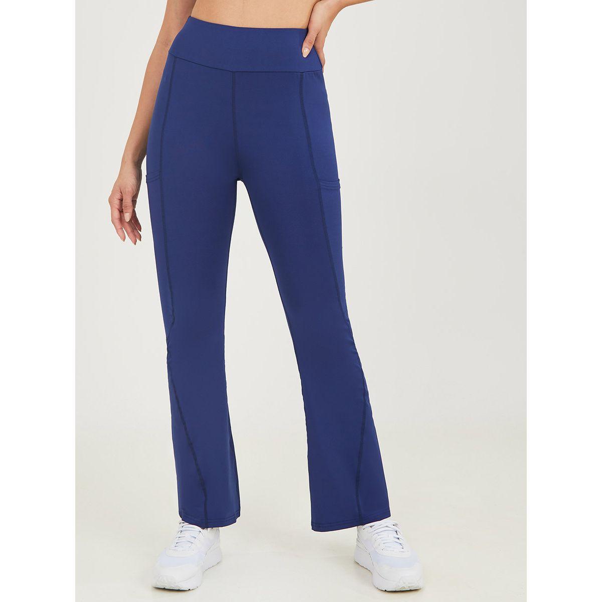 Styli Tri Strap Back Detail Sports Bra and Active Flared Leggings Set-sports-women-clothing-trackpantsandtracksuits-image-4