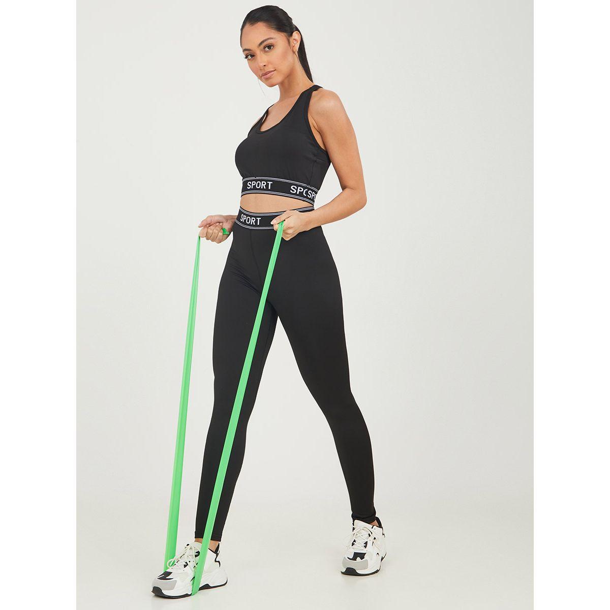Styli Pack of 3 - Sheer Thumbhole Long Sleeves Top and Sports Bra with Sport Waistband Active Leggings-sports-women-clothing-trackpantsandtracksuits-image-4