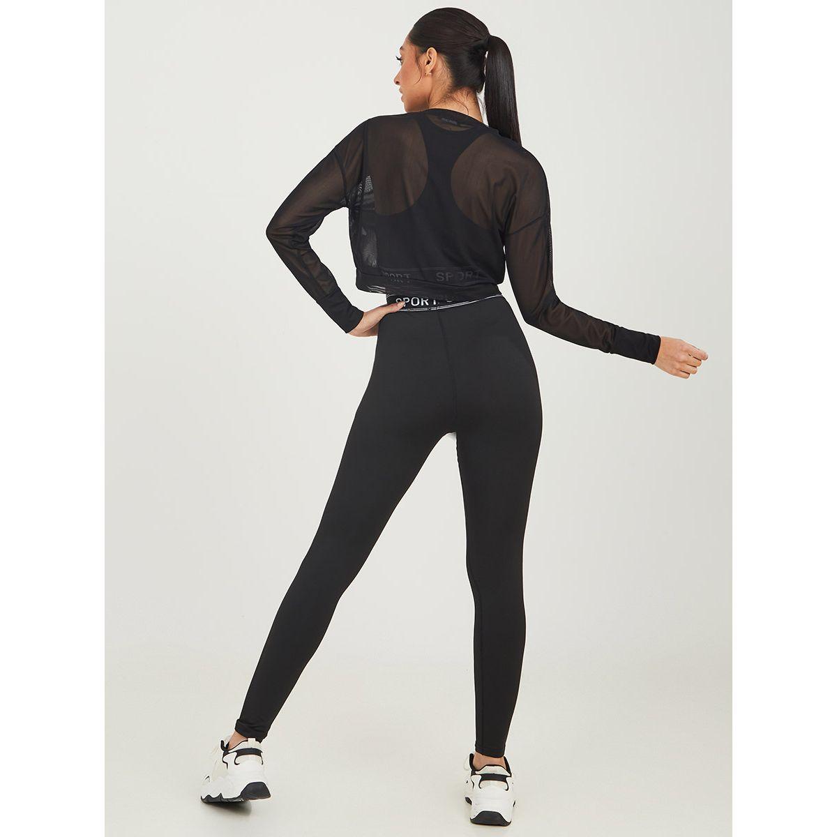 Styli Pack of 3 - Sheer Thumbhole Long Sleeves Top and Sports Bra with Sport Waistband Active Leggings-sports-women-clothing-trackpantsandtracksuits-image-7