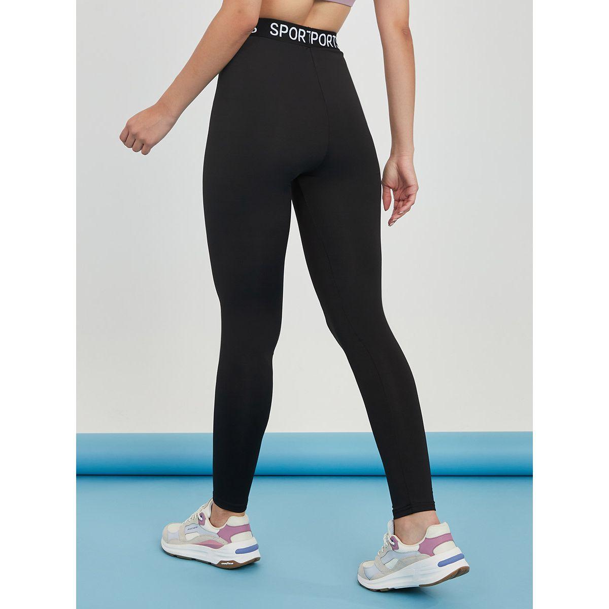 ليقنز رياضي بخصر مطبع بكتابة من ستايلي اكتيف-women-clothing-sportswearandactivewear-bottoms-image-4