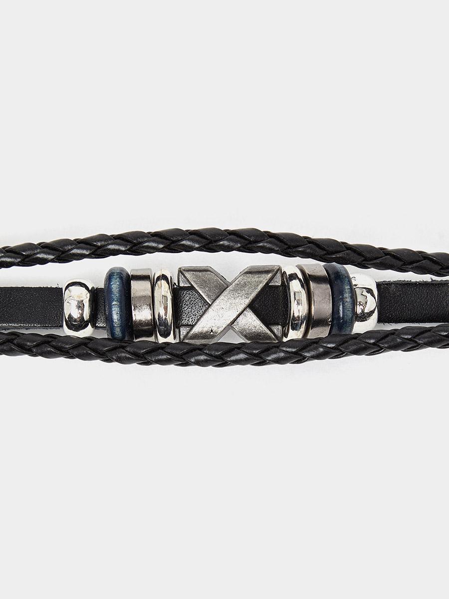 Styli Embellished Braided Bracelet with Clasp-men-watchesandjewellery-bracelets-image-3