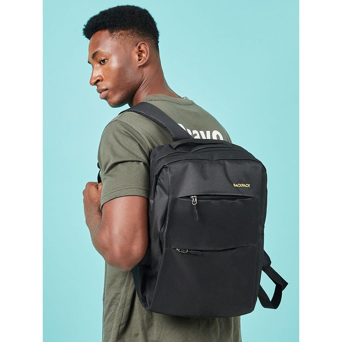 Styli Pack of 3 - Solid Backpack and Crossbody with Wallet-men-bags-image-2