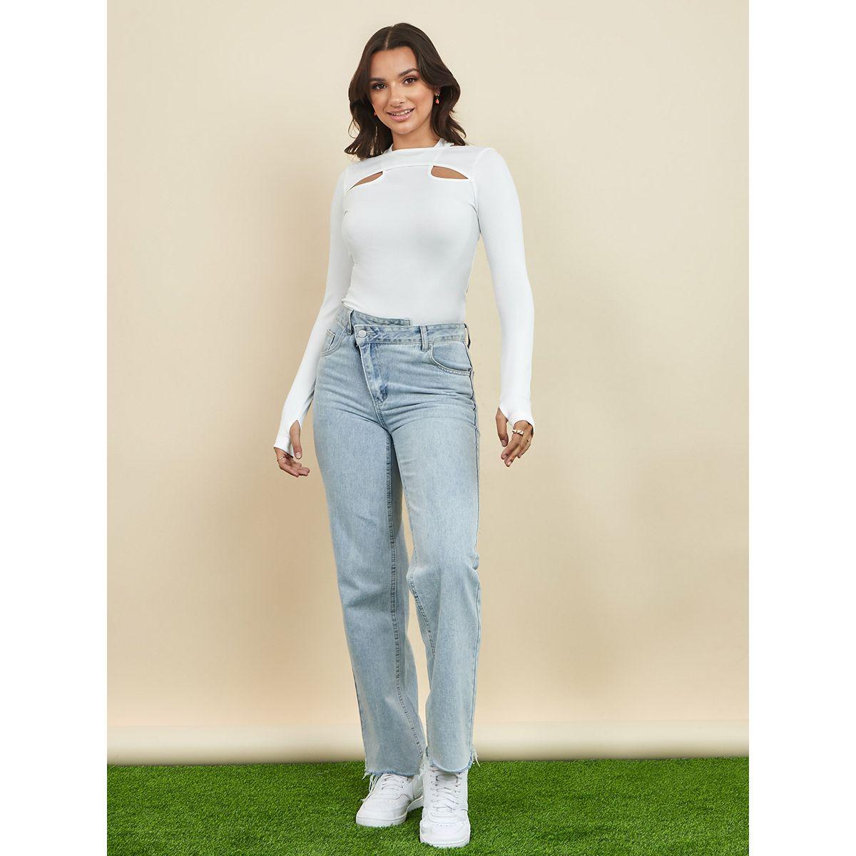 بلوزة بياقة هولتر واكمام طويلة من ستايلي-women-clothing-shirtsandblouses-blouses-image-2