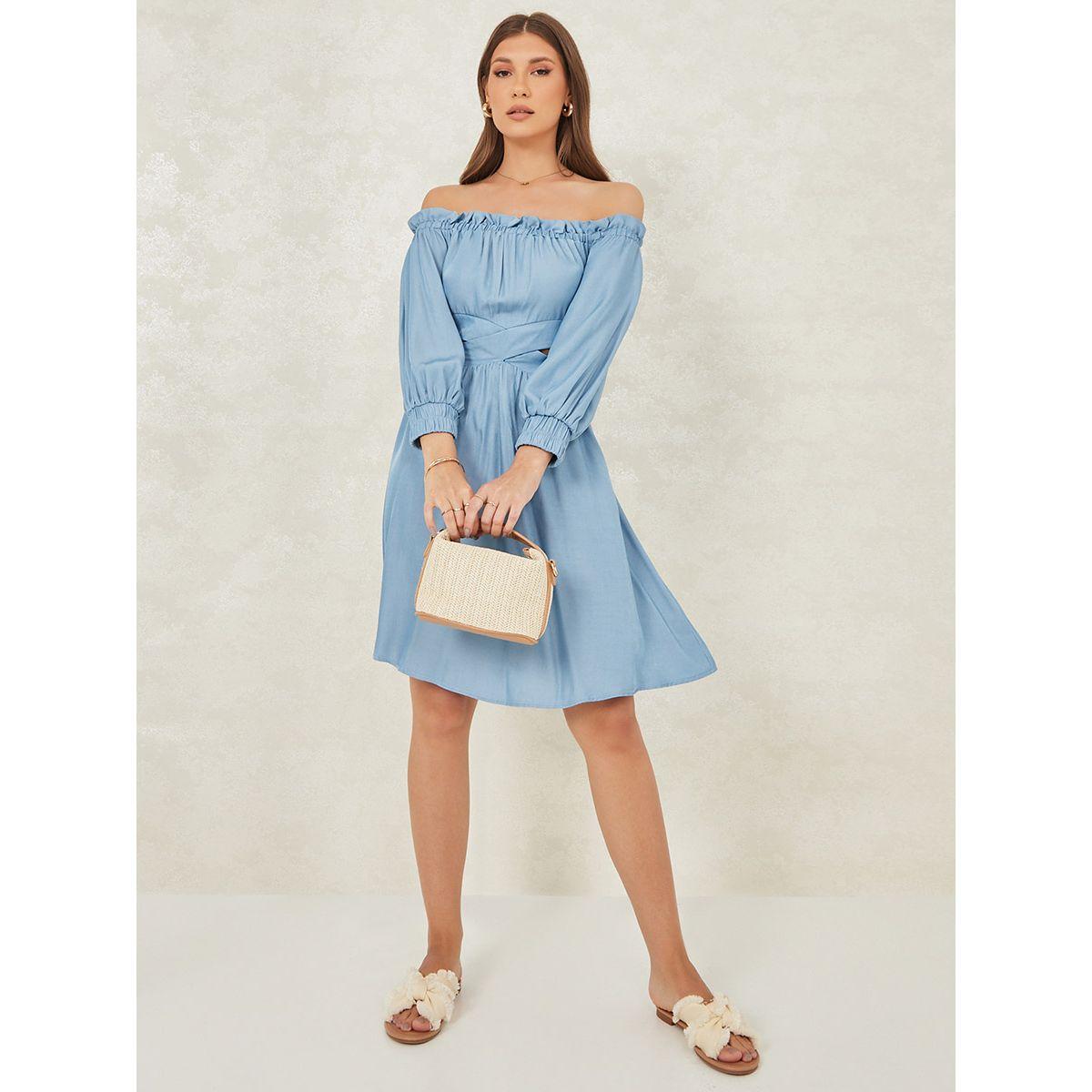 فستان باكتاف مكشوفة من ستايلي-women-clothing-dresses-image-2