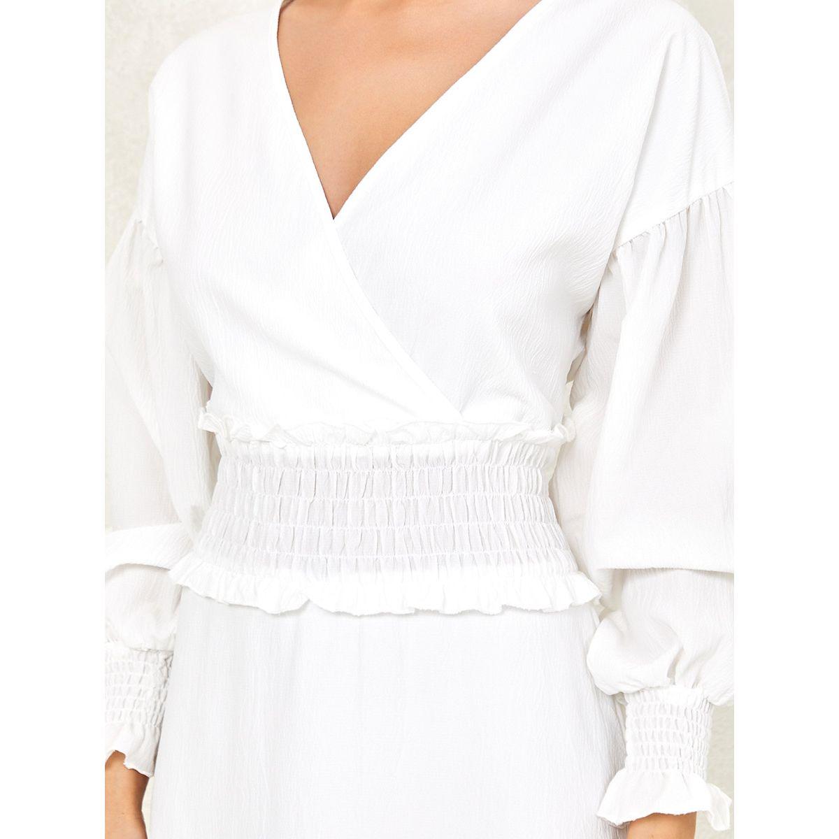 فستان ميدي باكمام بيشوب من ستايلي-women-clothing-dresses-image-3