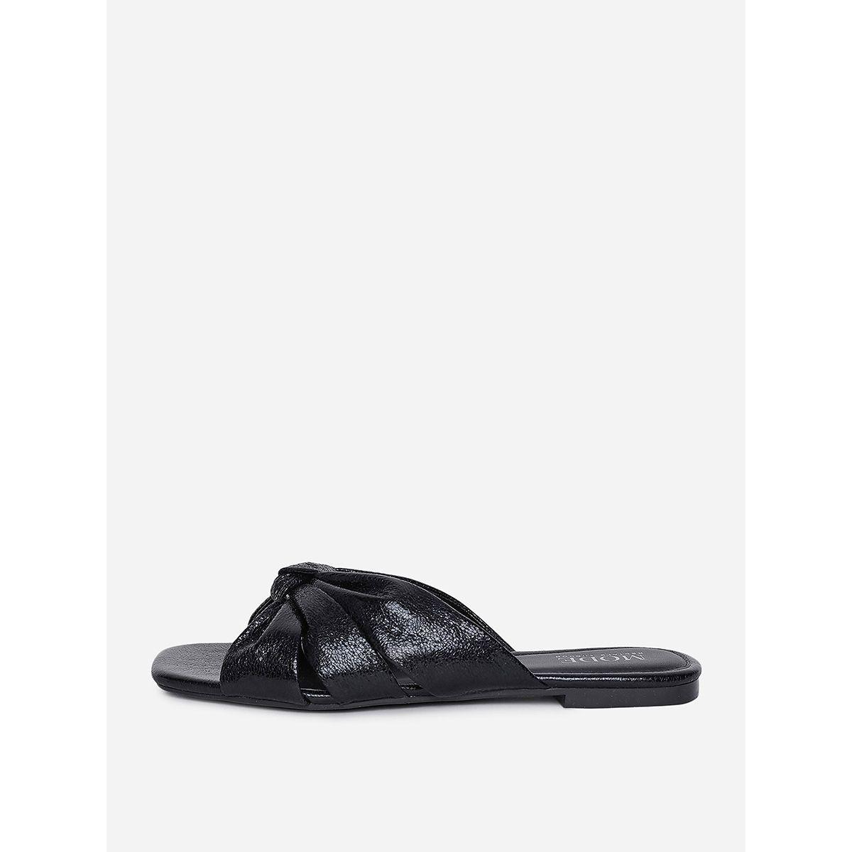 Knot Detail Flat Sandals-women-shoes-sandals-flats-image-2