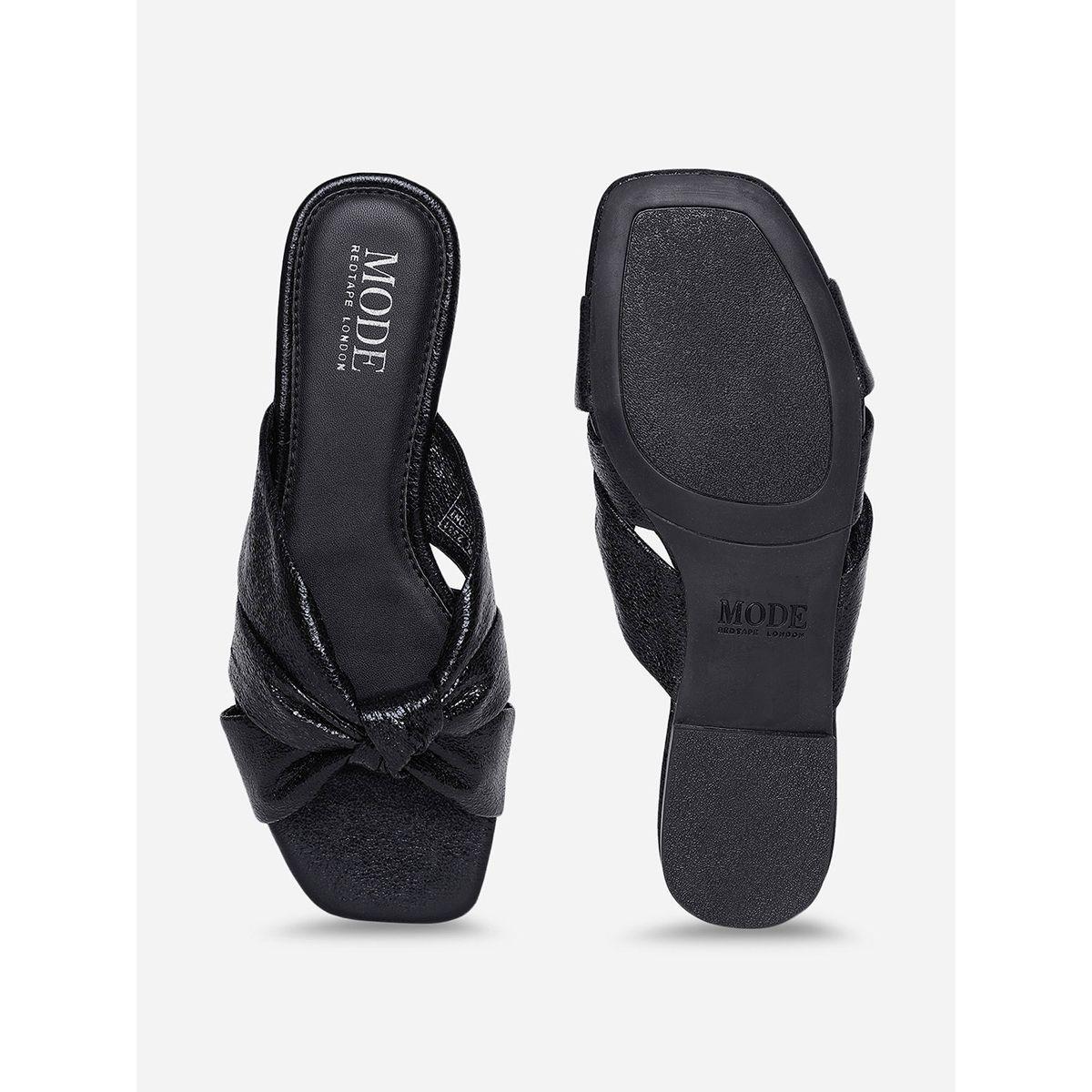 Knot Detail Flat Sandals-women-shoes-sandals-flats-image-5