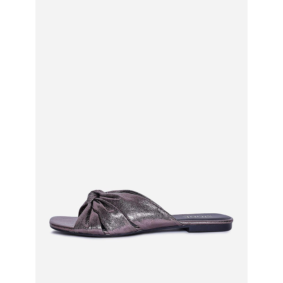 Knot Detail Flat Sandals-women-shoes-sandals-flats-image-2