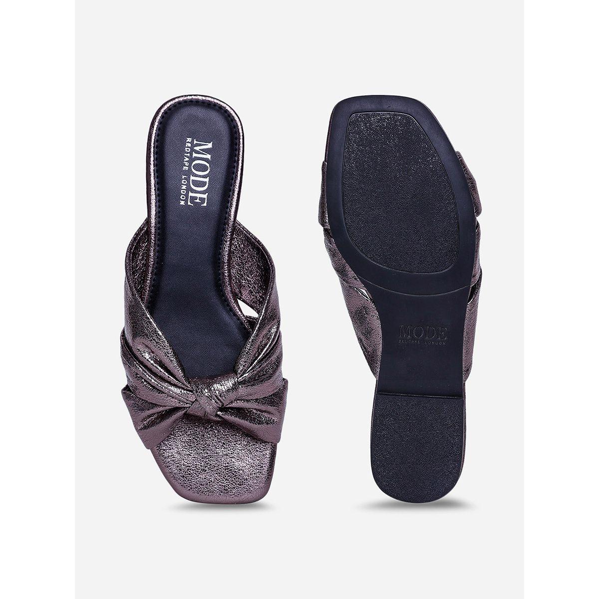 Knot Detail Flat Sandals-women-shoes-sandals-flats-image-5
