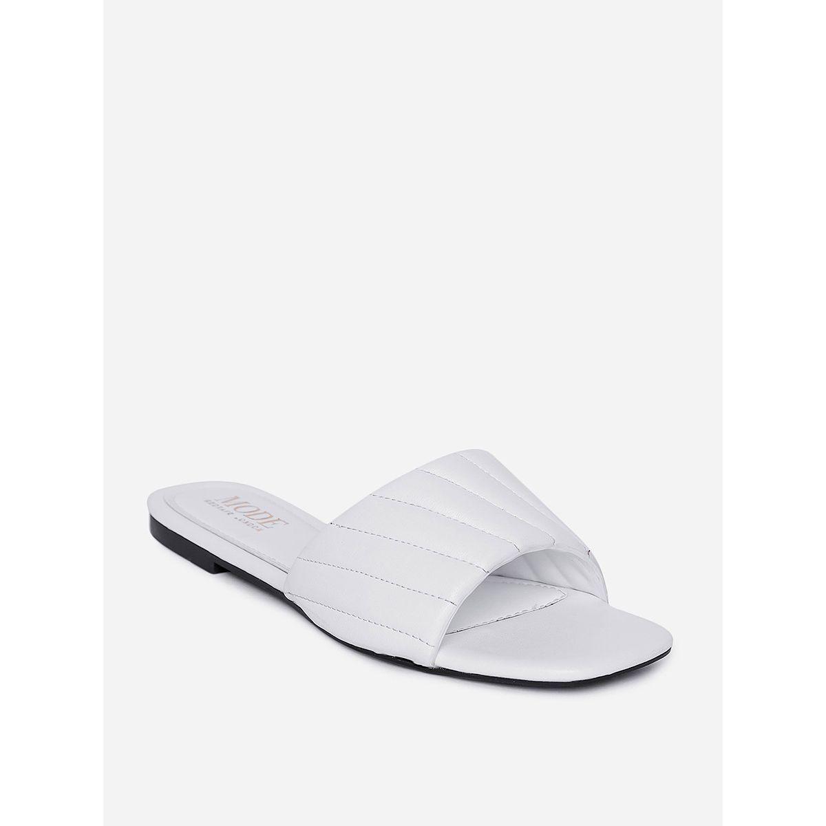 Quilted Detail Flat Sandals-women-shoes-sandals-flats-image-3