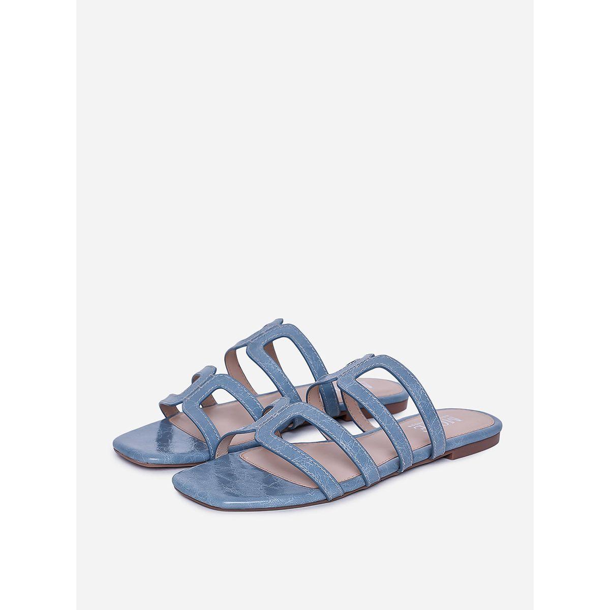 Strappy Detail Flat Sandals-women-shoes-sandals-flats-image-4