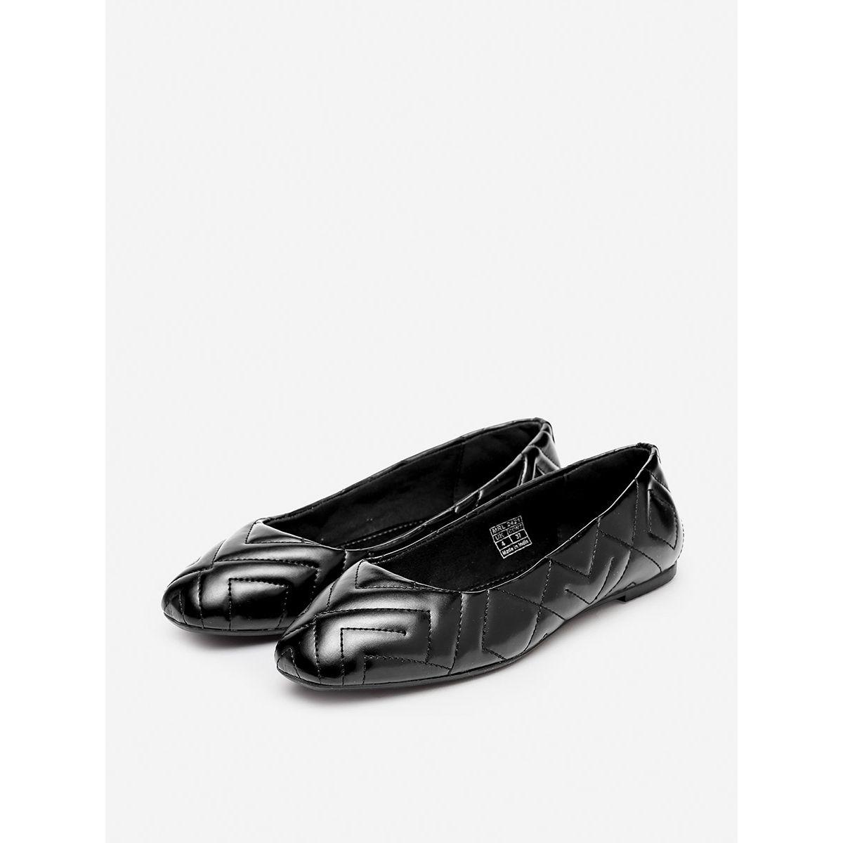 Quilted Detail Ballerina-women-shoes-loafersandmoccasins-image-4