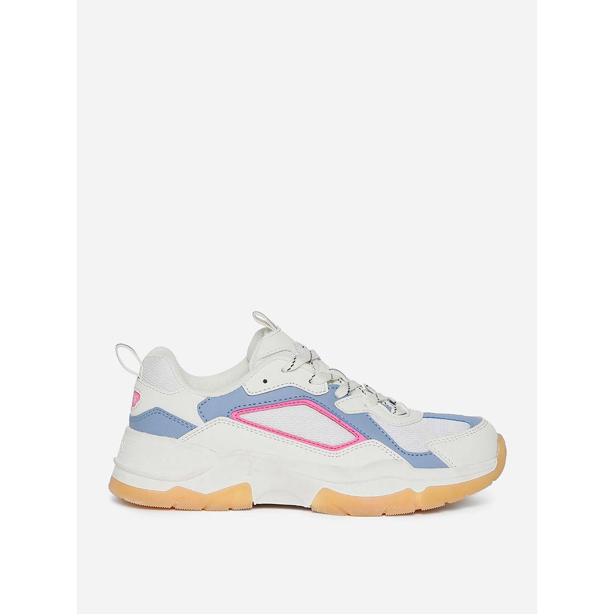 Contrast Panel Chunky Sneakers-women-shoes-sneakers-image-1
