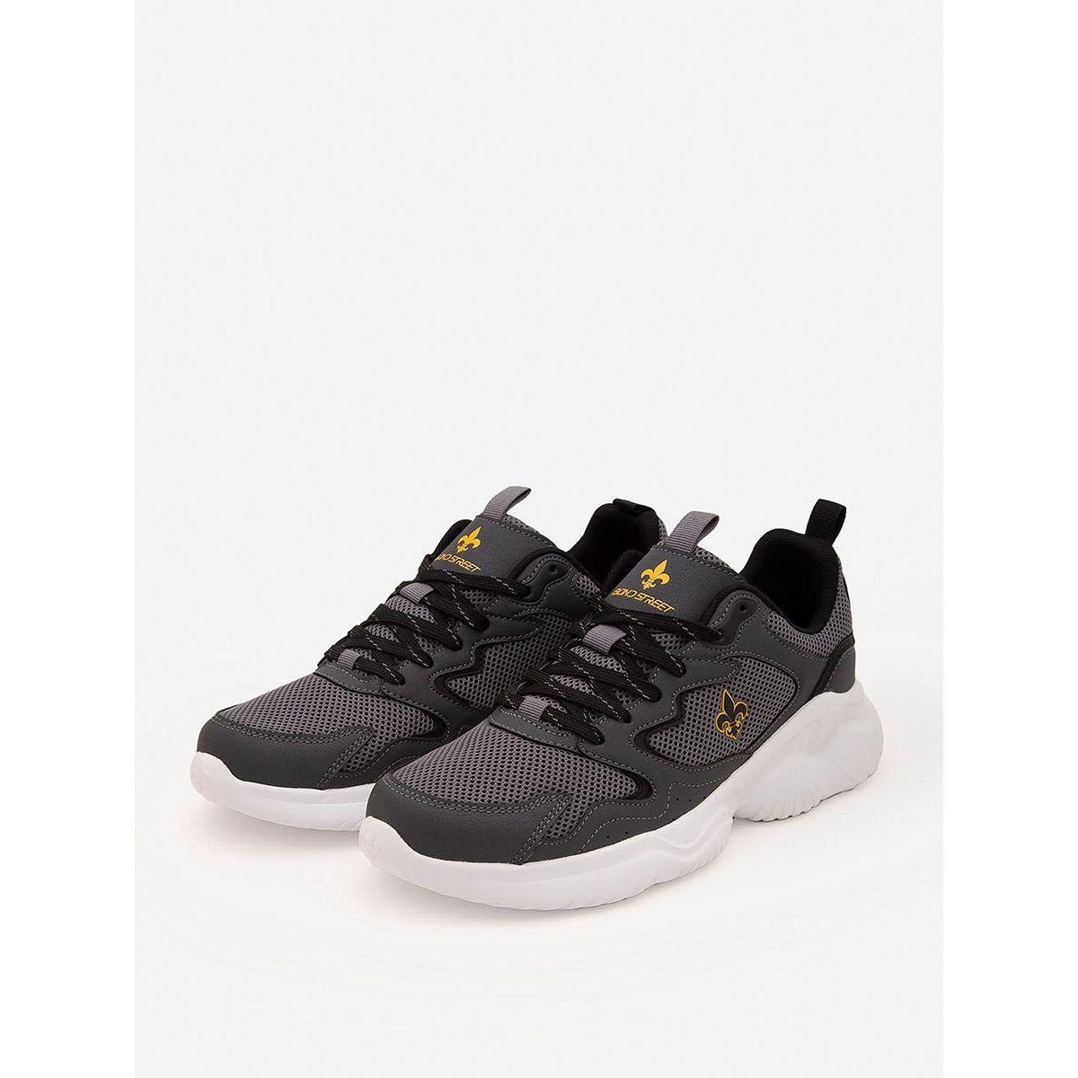 Patterned Logo Detail Sneakers-men-shoes-sneakers-image-4