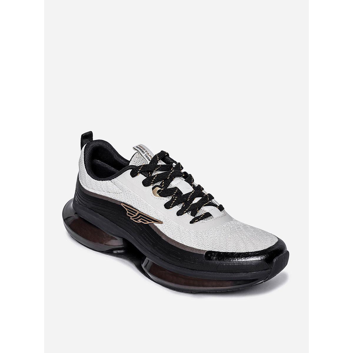 Patterned Sole Lace Up Sneakers-men-shoes-sneakers-image-2