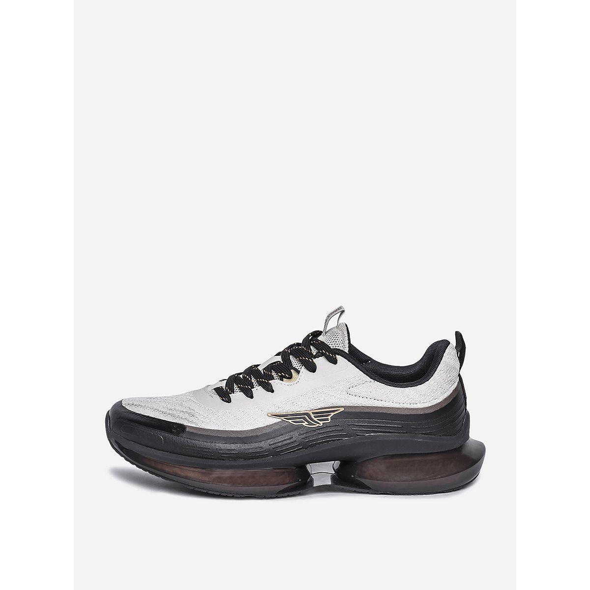 Patterned Sole Lace Up Sneakers-men-shoes-sneakers-image-4