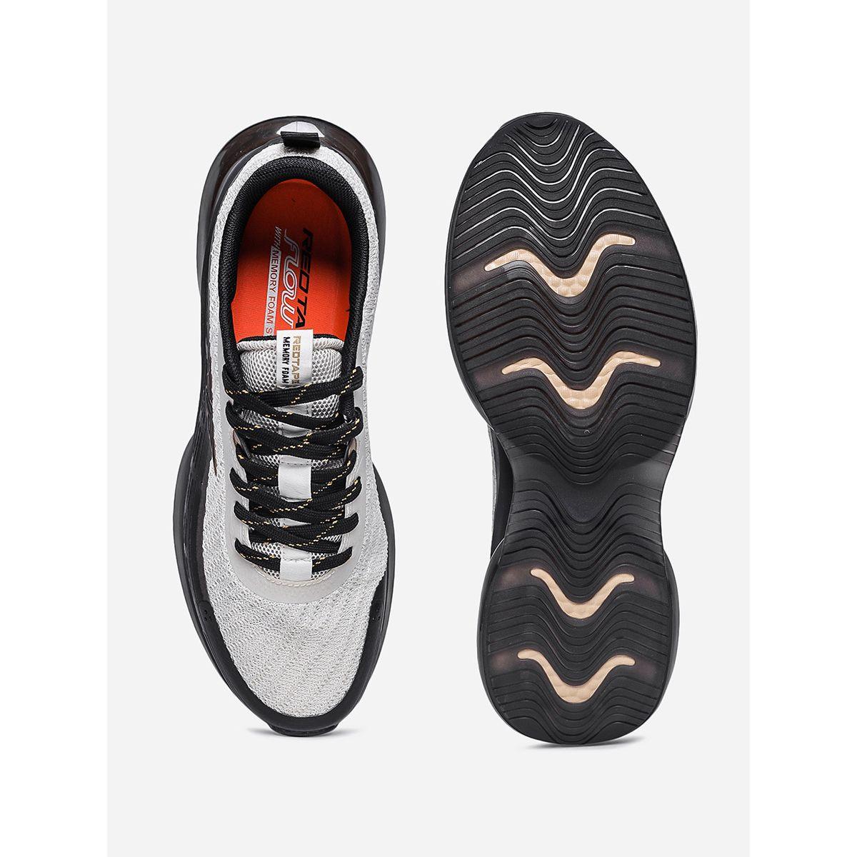 Patterned Sole Lace Up Sneakers-men-shoes-sneakers-image-5
