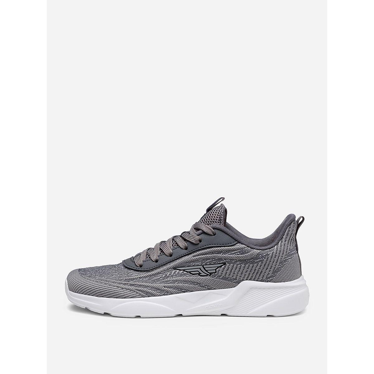 Logo Detail Textured Trainers-sports-men-shoes-image-3