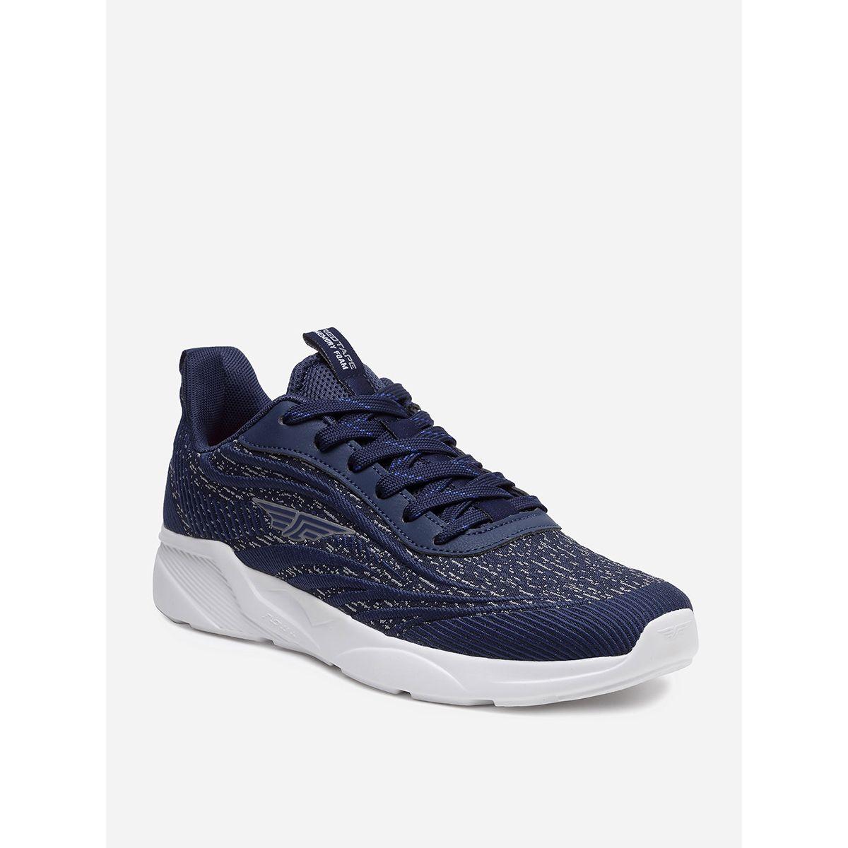 Logo Detail Textured Trainers-sports-men-shoes-image-2