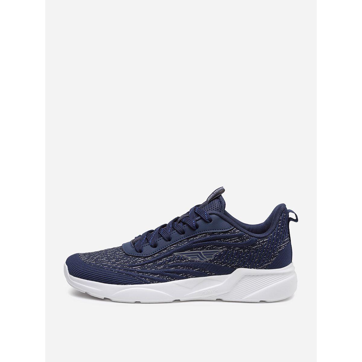 Logo Detail Textured Trainers-sports-men-shoes-image-4