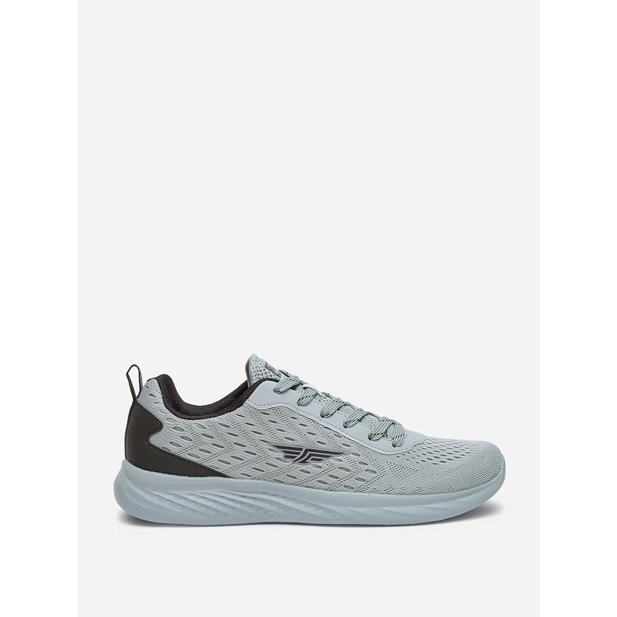 Lace Up Logo Detail Mesh Upper Trainers-sports-men-shoes-image-1