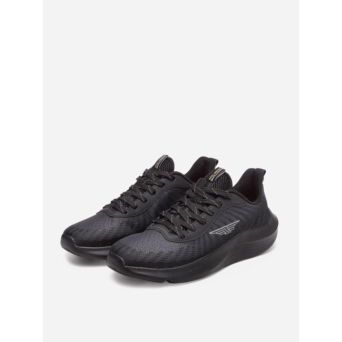 Lace Up Logo Detail Low Top Trainers-sports-men-shoes-image-3