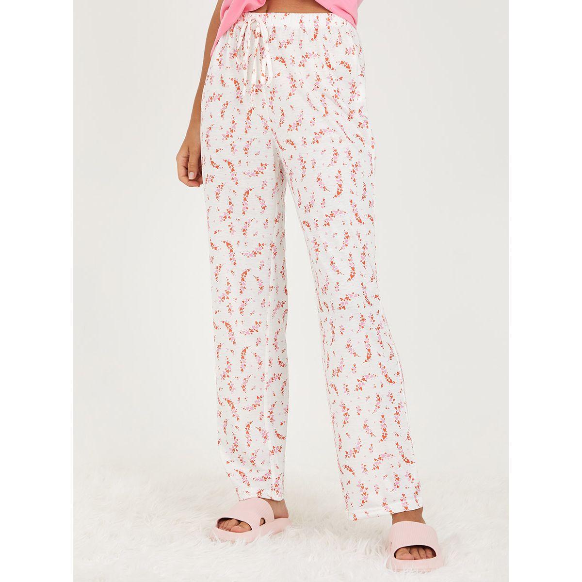 طقم بيجاما من ( تيشيرت + بنطال )-women-clothing-nightwear-pyjamas-longsets-image-4