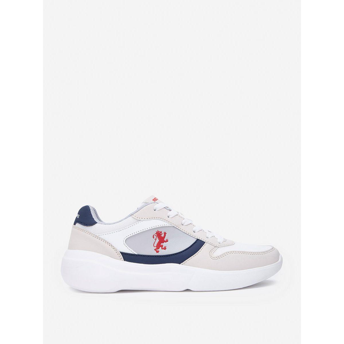 Red Tape Lace Up Logo Detail Low Top Sneakers-men-shoes-sneakers-image-1