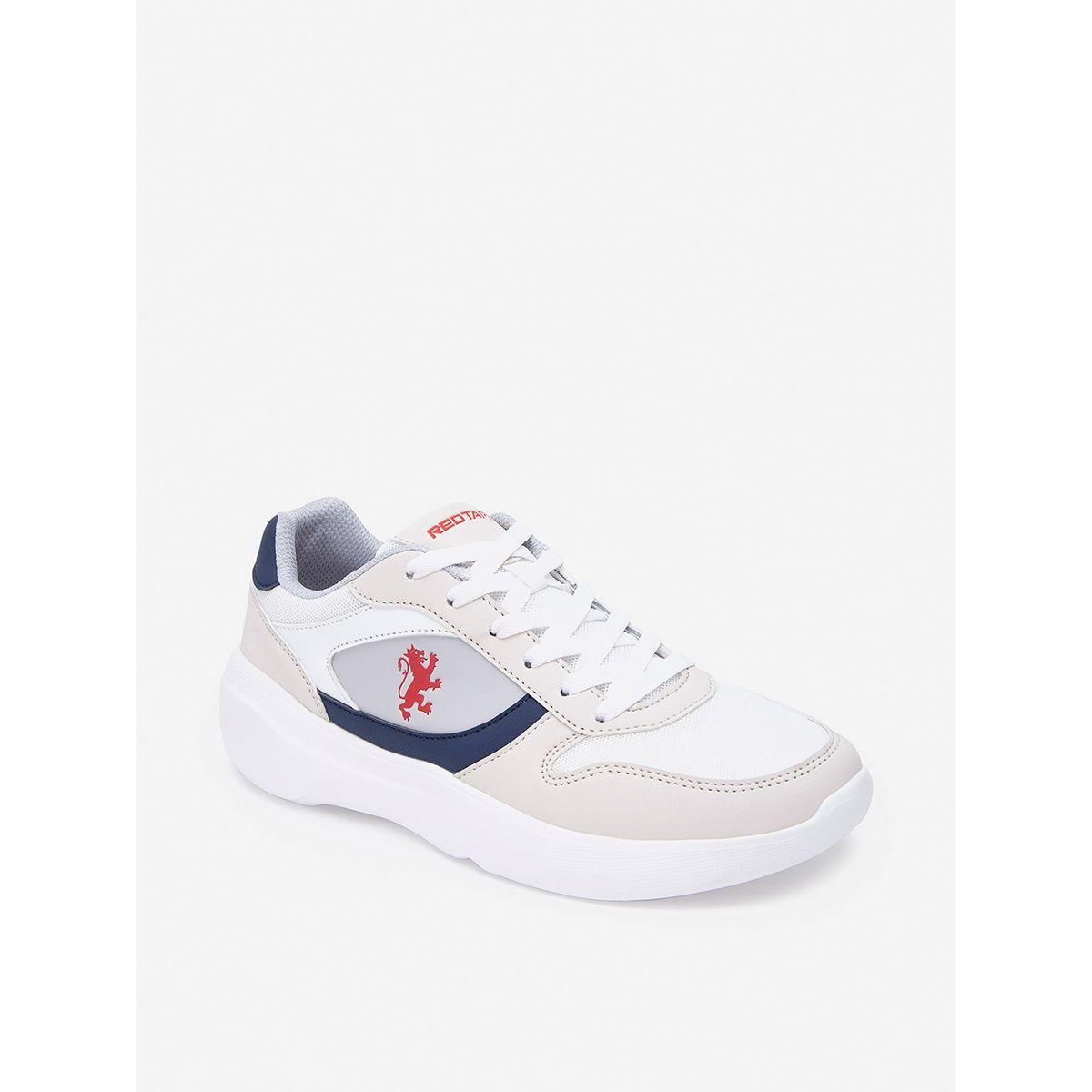 Red Tape Lace Up Logo Detail Low Top Sneakers-men-shoes-sneakers-image-2