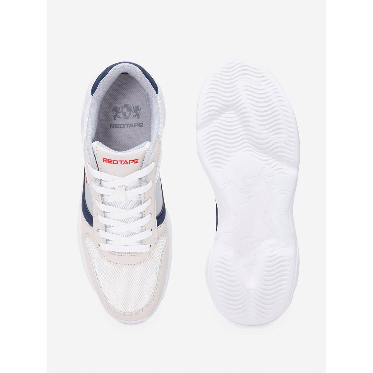 Red Tape Lace Up Logo Detail Low Top Sneakers-men-shoes-sneakers-image-5