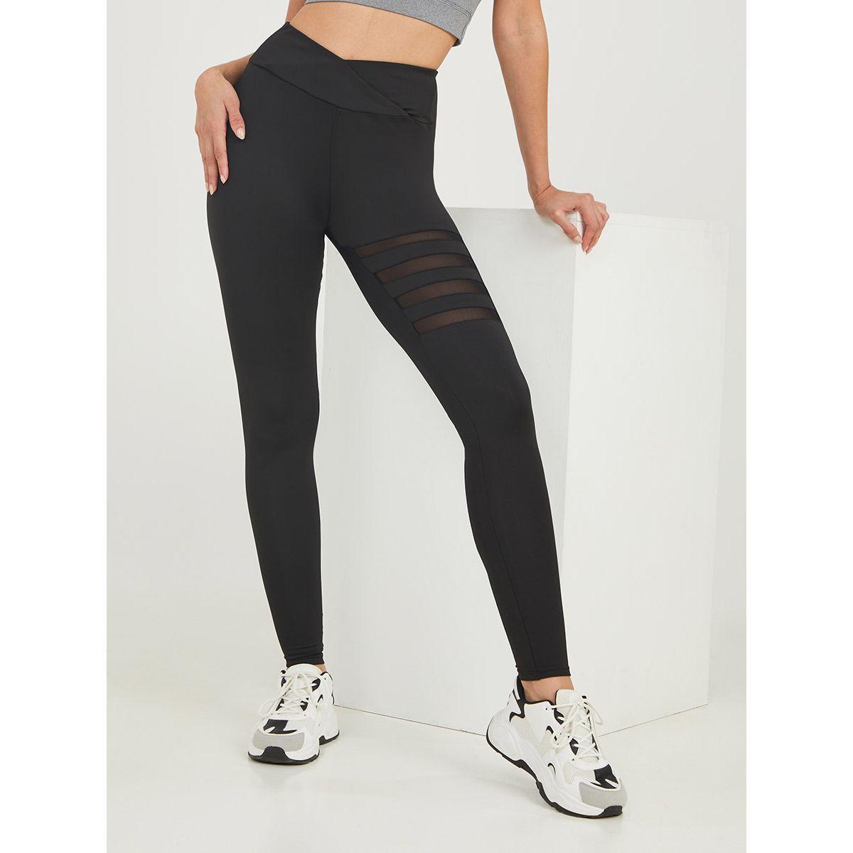 ليقنز رياضي مزين بتداخلات شبكية-women-clothing-sportswearandactivewear-bottoms-image-2