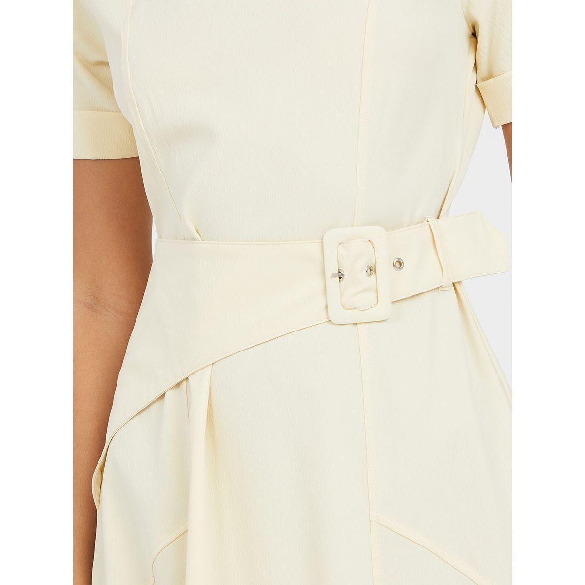 فستان ميدي باكمام قصيرة من ستايلي-women-clothing-dresses-image-3