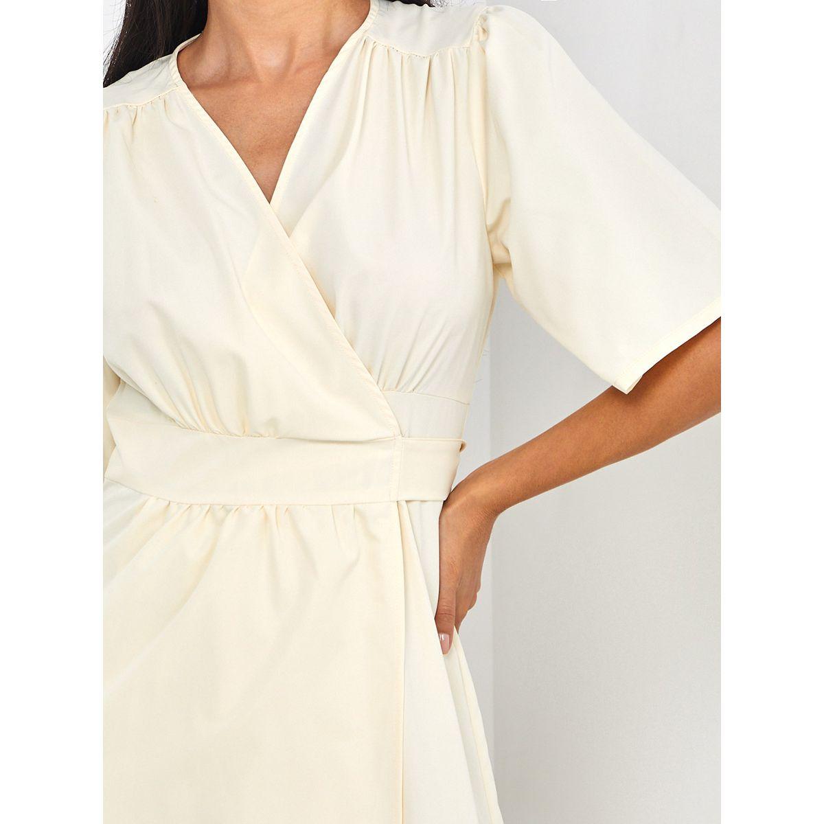 فستان طويل بنمط لف من ستايلي-women-clothing-dresses-image-2